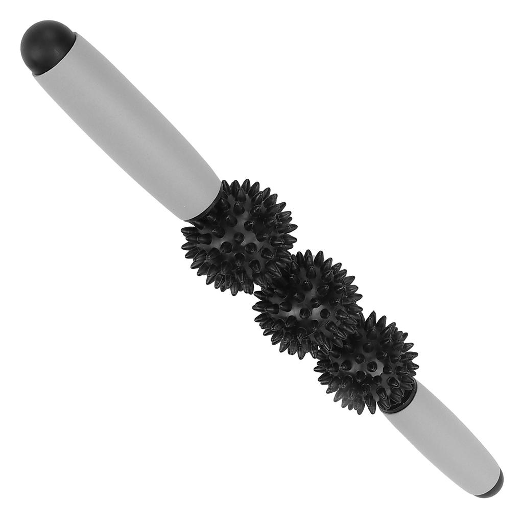 3 Balls Muscle Massage Roller   Stick Body Massage Relaxation Muscle Roller Stick