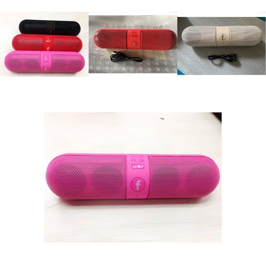 Capsule Pill Bluetooth Speaker With Wireless Card Support Portable Outdoor Audio Device