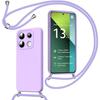 Case - Xiaomi - Redmi Note 13 Pro 5G - Purple - Shockproof - Adjustable Shoulder Strap