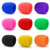 5pcs Thicken Microphone Foam Mic Cover Professional Studio Wind Screen Protective Shield Soft Sponge Microphone Cap Mic Cover