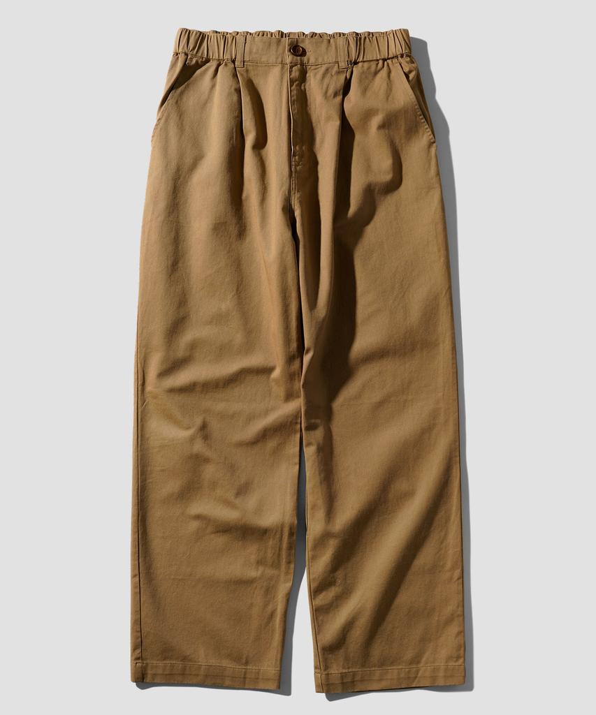 PERSTEP Field Chino Wide Pants Beige Smlp4580