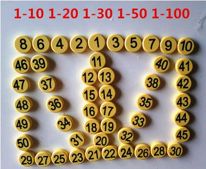 

Цифровые магнитные магниты для белой доски 3 см - Диаметр 30 мм Yellow with Black Numbers 71-80
