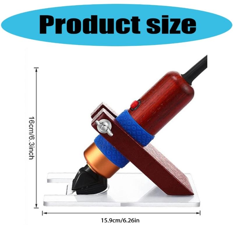 Carpet Trimmer Holder Base Rug Tufting Shearing Guide Wood Rug Tufting Carver Holder Base Carpet Trimmer Bracket