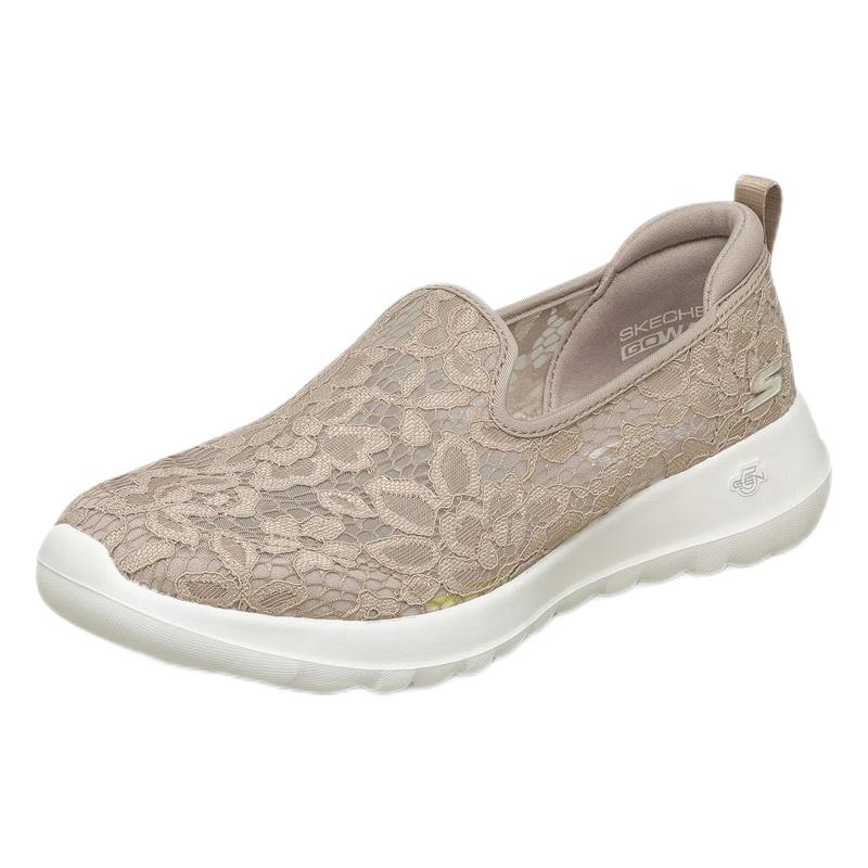Skechers Women s 896020 Breathable Mesh Slip-On Walking Shoes 37.5