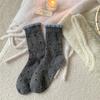 Women's Winter Thickened Matching Color Polka Dot Wool Drum Pile Socks