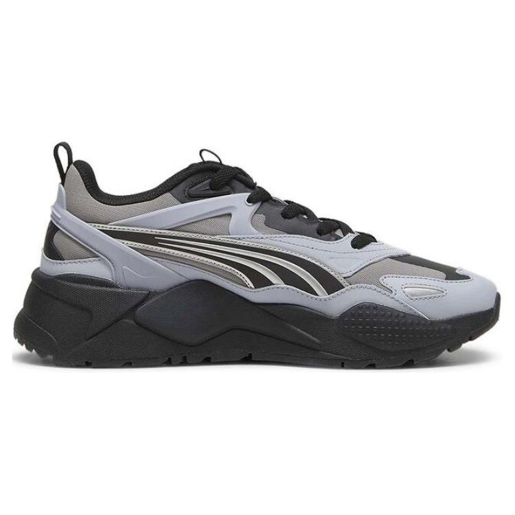 Puma Rs-X Cómodas Versátiles Transpirables de Caña Baja Estilo de Vida Casual Zapatillas Unisex Gris Negro 390777-13