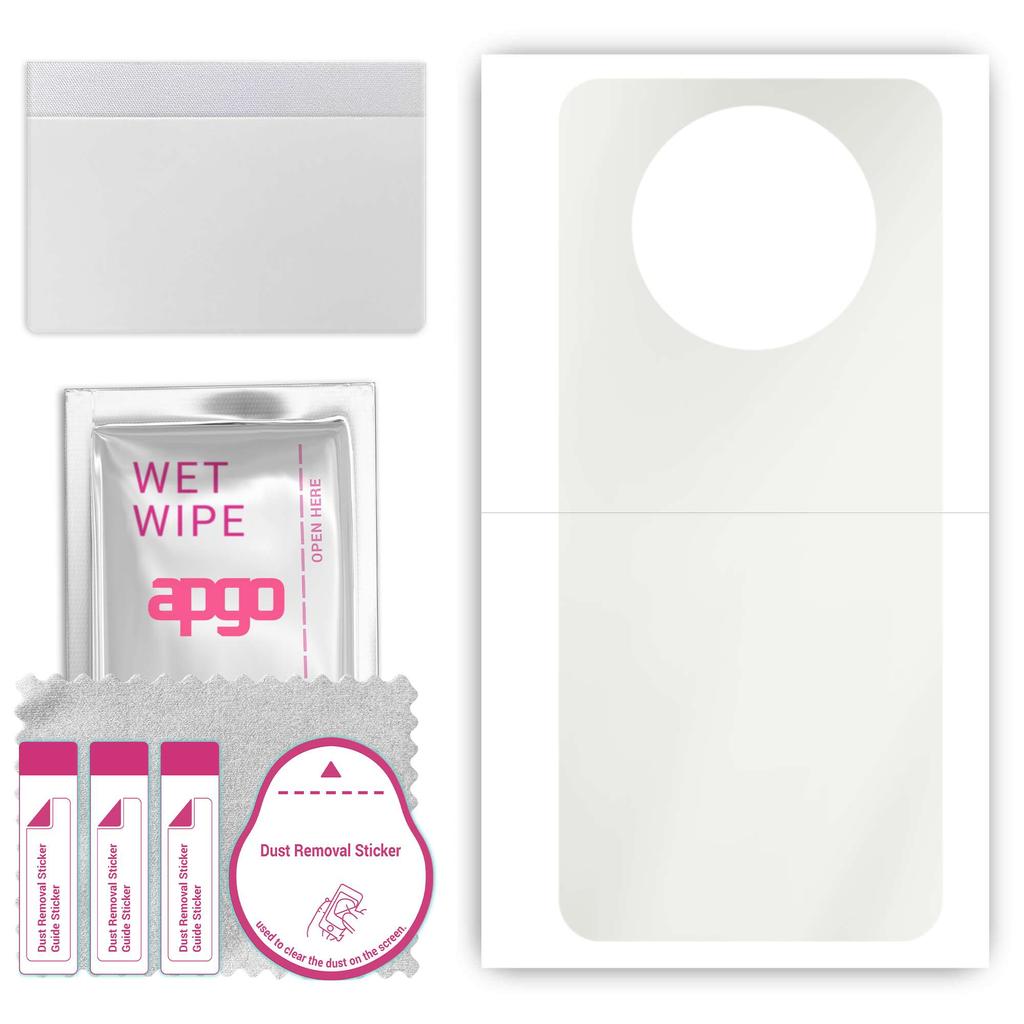 apgo MATNÍ Ochranná samolepka na zadní stranu kompatibilní s Honor X20, Obalová fólie, Hydrogelová fólie, Flexibilní, Měkké TPU s polohovací vrstvou snadno v