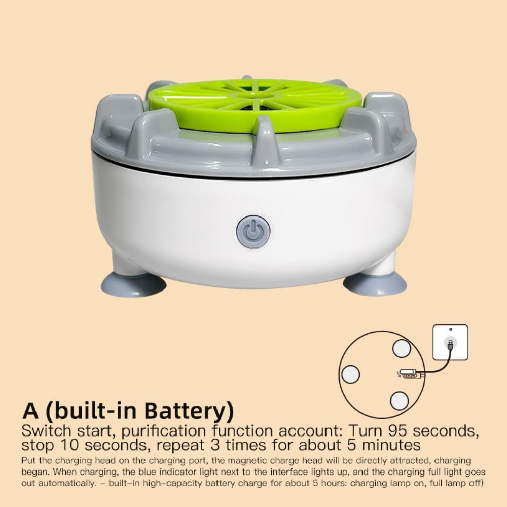 Fully Automatic Fruit Cleaner Machine Waterproof Portable Vegetable Cleaner Device Multi Functional Large Capacity