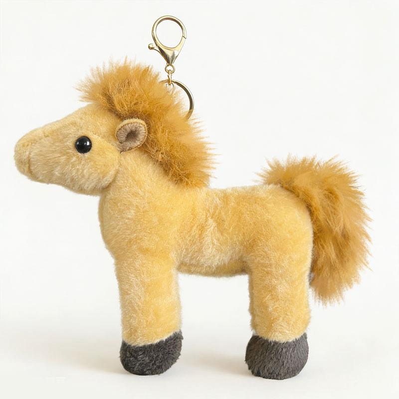 

Plush Horse Year Of The Horse Lucky Toy For New Year Celebration світло-коричневого кольору