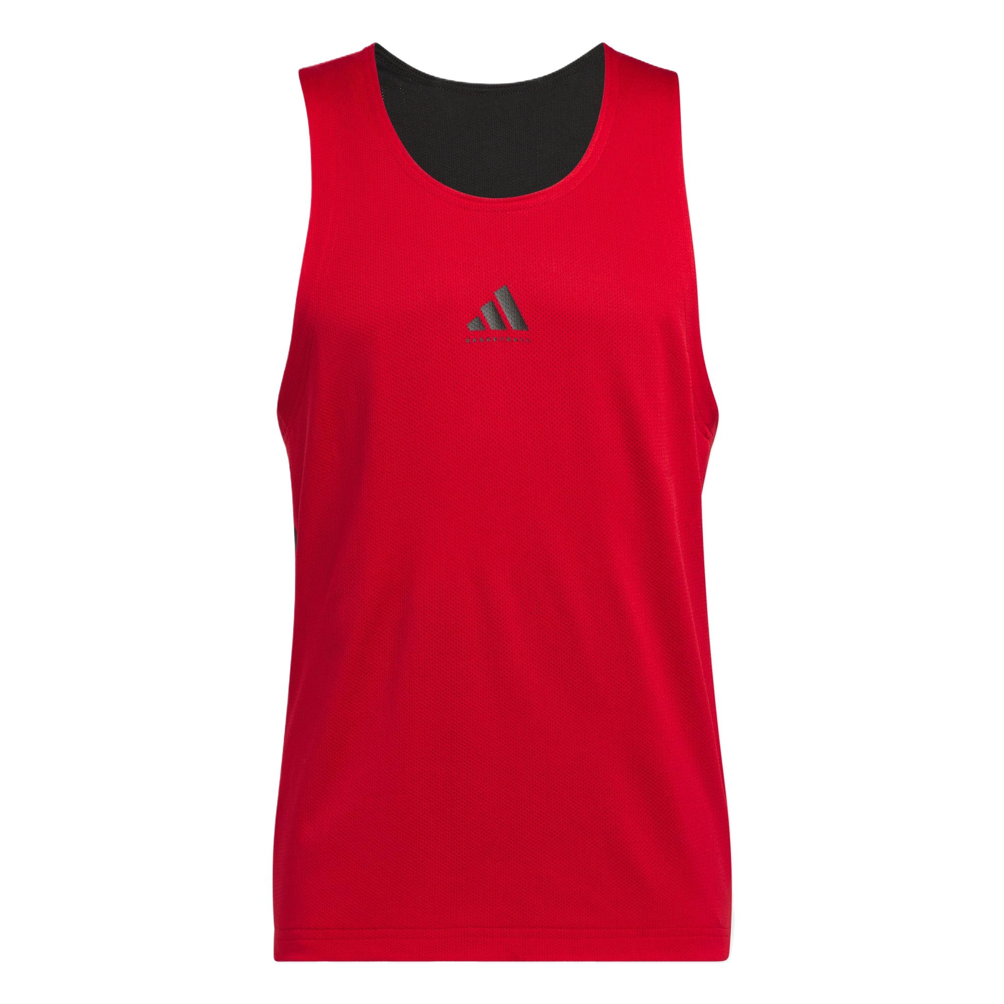

Adidas Select Warm-Up Jersey Comfortable Soft Skin-Friendly Fashion Solid Color Basketball Vest Men Tops Energy-Red JN4706 L