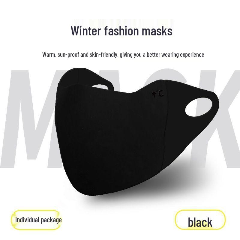 Women's Winter Windproof Sponge Mask: Warm, Dustproof, Seamless, Washable, Eye Corner Protection