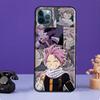 Fairy Tail Natsu Case For iPhone XR X XS Max SE 2020 7 8 Plus Phone Cover For iPhone 11 14 12 13 Pro Max Mini