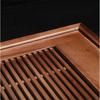 Chinese Traditional Drawer type Solid Wooden tea tray Household Tea table Teaware Organizer High Quality Double-use serving tray