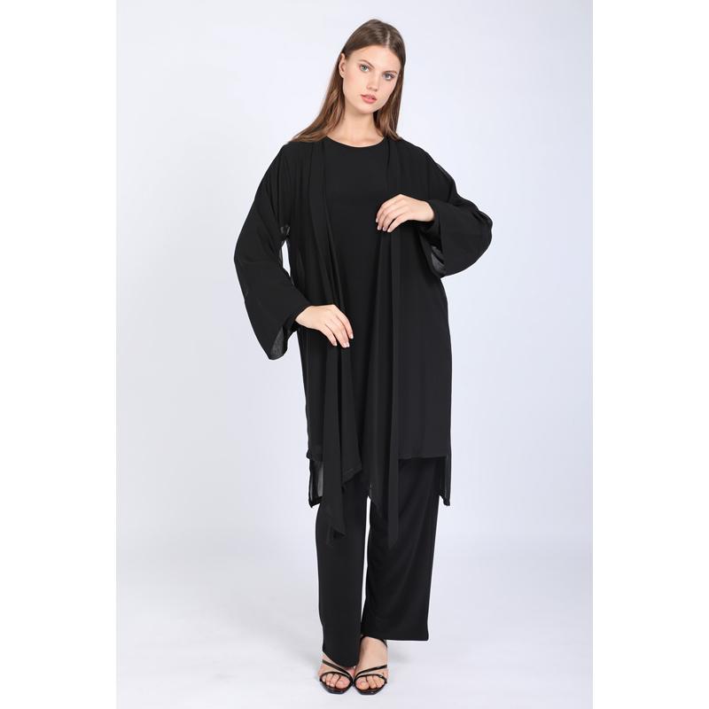 

Женский Прямой Двойной Костюм Магического Размера Черный L чёрный