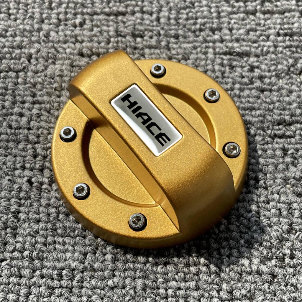 AYDMY Rare Handmade Hiace Gasoline Fuel Spout Cap Fuel Cap Cover (Gold)