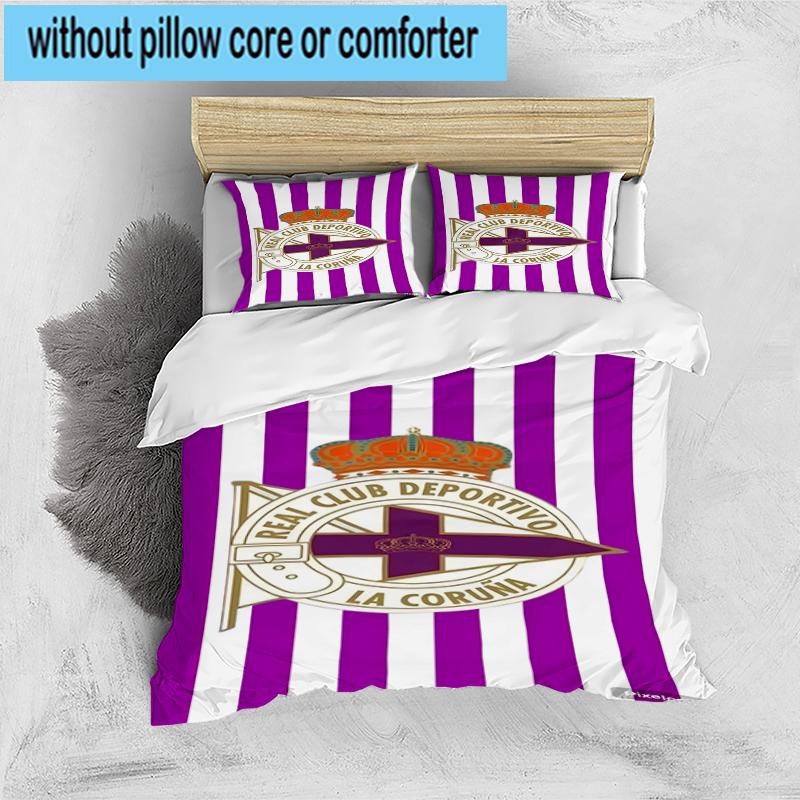 3PCS Deportivo Football Bedding Set,Including 1pc Duvet Cover And 2pcs Pillowcases Perfect for Bedroom, Dormitory, Fan Christmas gift