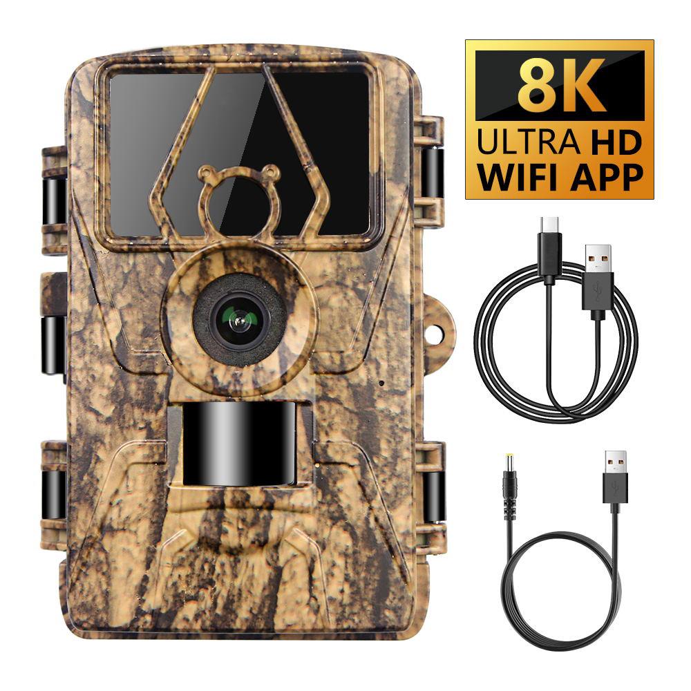 WiFi Hunting Camera 25m Bluetooth Connection Ultra Clear APP Remote Viewing Setting Outdoor Wildlife Camera