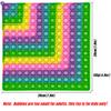 Macaron 12x12 Multiplikationsspiele, Pop-Zappelspielzeug, rechtwinkliges Einmaleins-Diagrammbrett, Mathe-Spielzeug, Lernspielzeug für Lehrerinnen und Mädchen