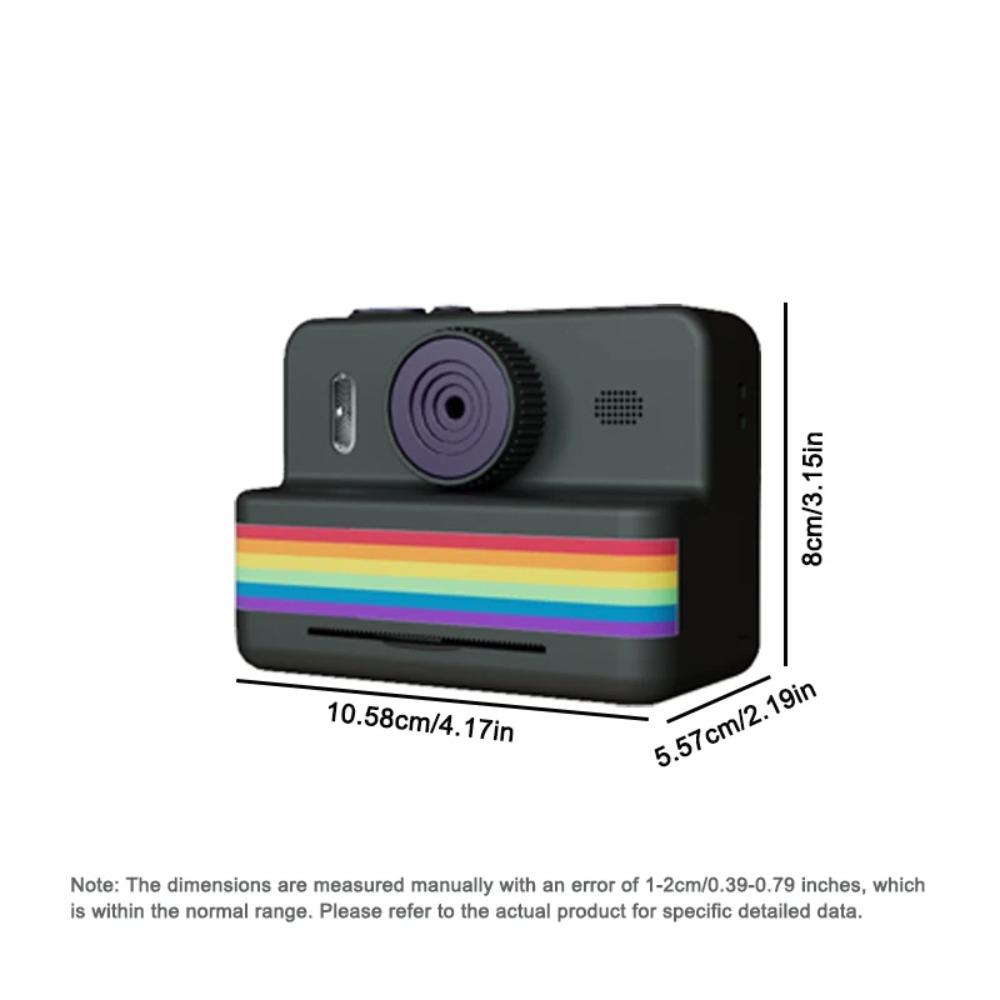 Digitale Kinderkamera für Fotografie Mini-Drucker Tragbar Thermisch Sofortbild-Foto Kinderkamera 2,8 Zoll HD-Video Spielzeug Geschenke