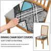 Seat Covers For Dining Room Stretch Printed Dining Chair Cover Upholstered Chair Seat Cushion Slipcovers For Kitchen, Office 1Pc