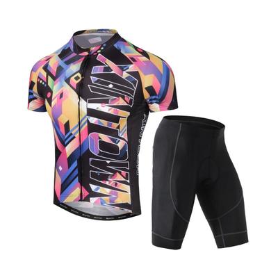 Letnia jazda na rowerze z krótkim rękawem Zestaw odzieży rowerowej Męskie koszulki sportowe Garnitury Ubrania rowerowe Garnitur Wyścig Odzież rowerowa Rajstopy