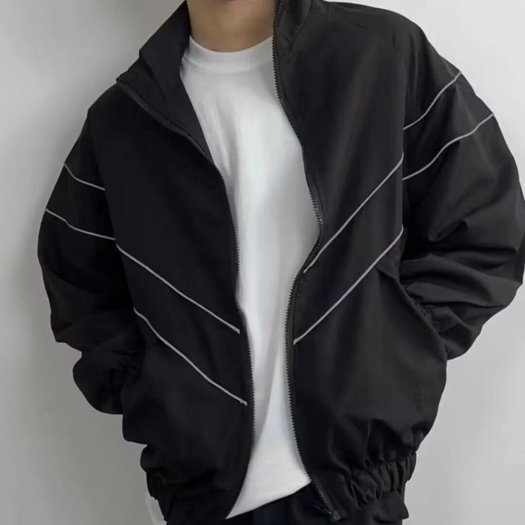 Men's Trendy Harajuku Style Loose Jacket - Spring/Fall 2025 Collection