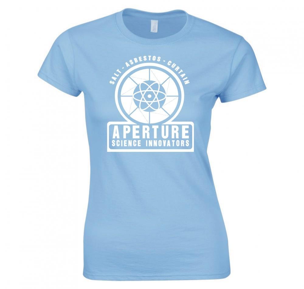 Portal Aperture Science Innovators Ladies Tshirt New S