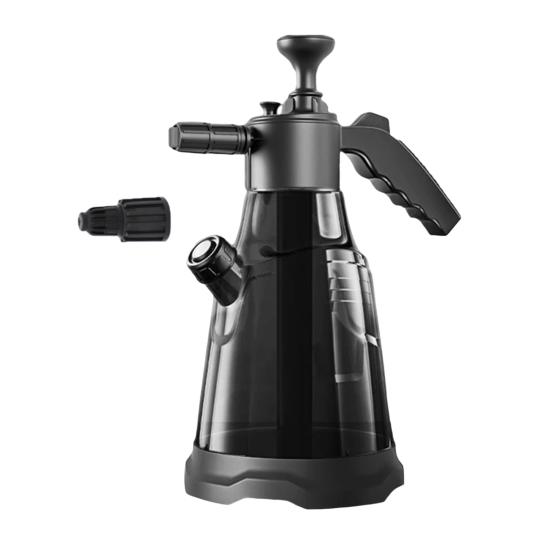 

Пеногенератор для мойки автомобиля с 2 насадками, емкость 2,3 л, полив растений, очистка A чёрный