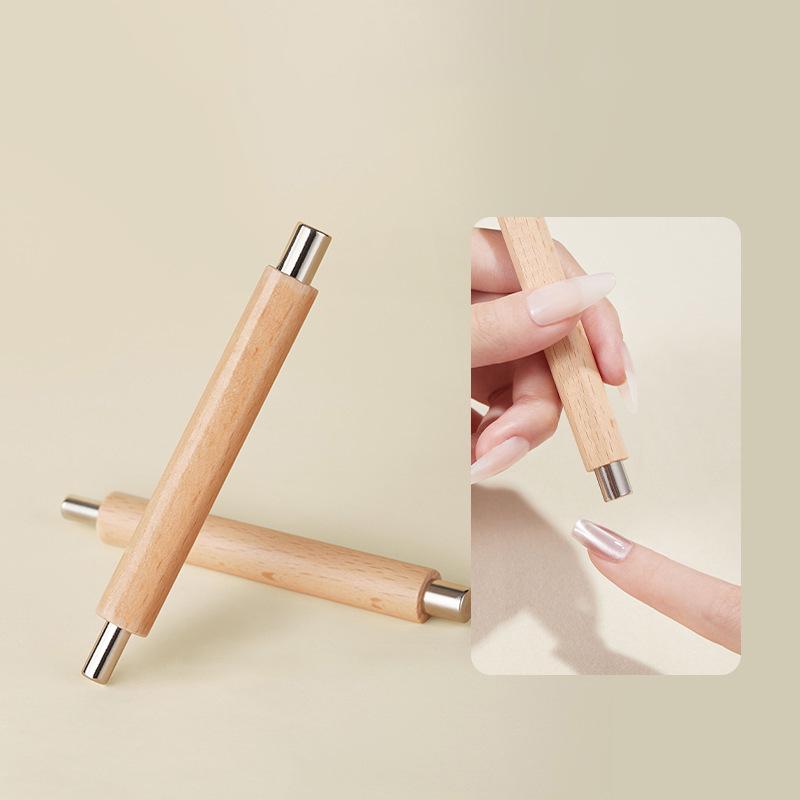 Nail Art Cat Eye Gel Polish Magic Wand Magnet with French Glass Beads