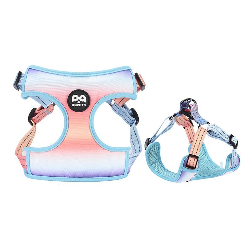Pet Chest Harness Gradient Dog Leash Vest-style Dog Walking Rope Small and Medium-Sized Dog Harness