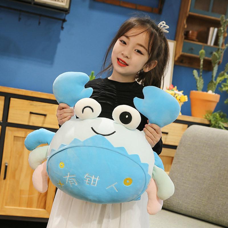Plush Cartoon Crab Toy Soft And Huggable Stuffed Animal For Ages All