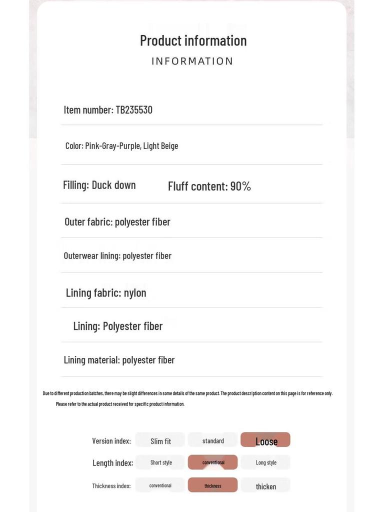 Tanboer Women's 3-in-1 Outdoor Down Jacket TB235530