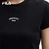 Fila Original Moisture Wicking Casual Regular Sleeve T-Shirt Women Tops F11W639115FBK