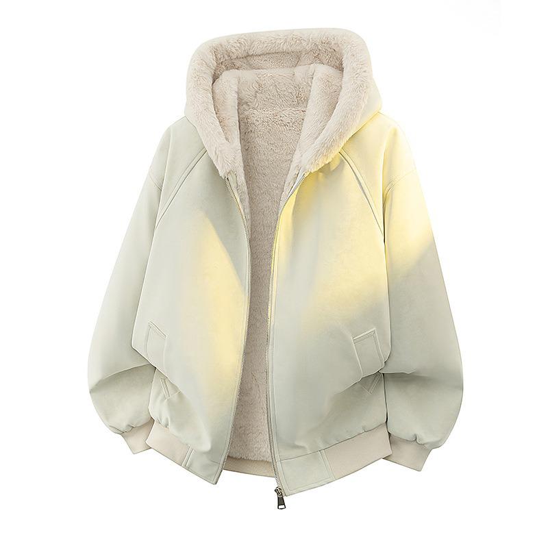 Men's 2025 Lambswool Coat: Thickened Autumn/Winter Fleece Jacket