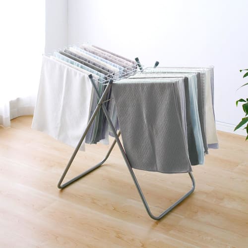IRIS OHYAMA Clothes Drying Rack, Towel Stand (20 Towels), THE830R