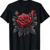 Gardening Flower of Cute Red Roses Flower T-Shirt