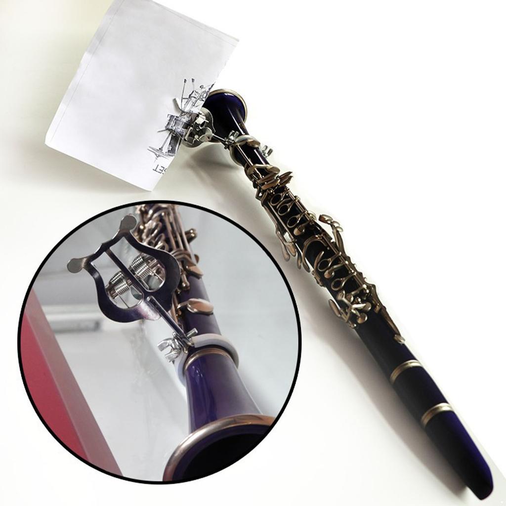 Portable Clarinet Sheet Music Clip - Music Score Holder for Practicing Beginners & Marching Band