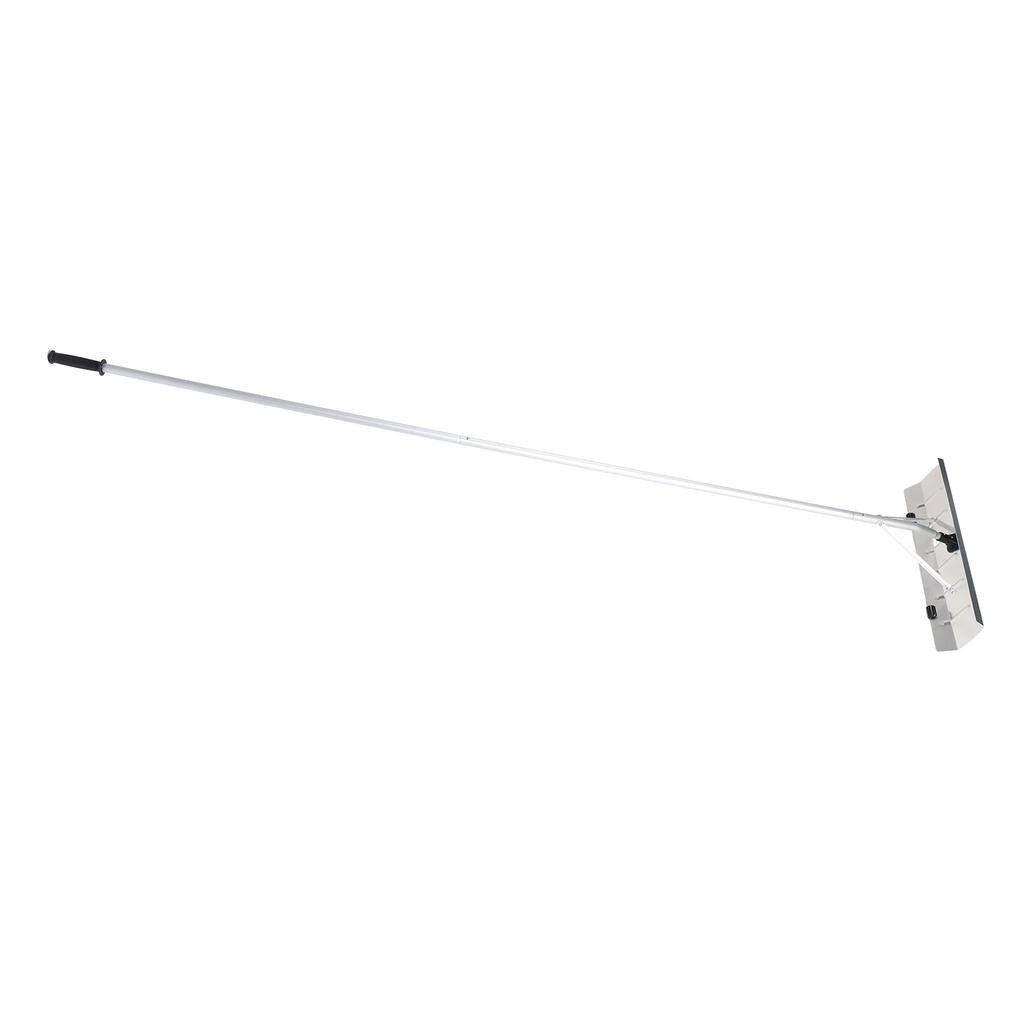 Telescoping Snow Roof Rake with Wheels Adjustable 20ft Extendable Handle Detachable Aluminium