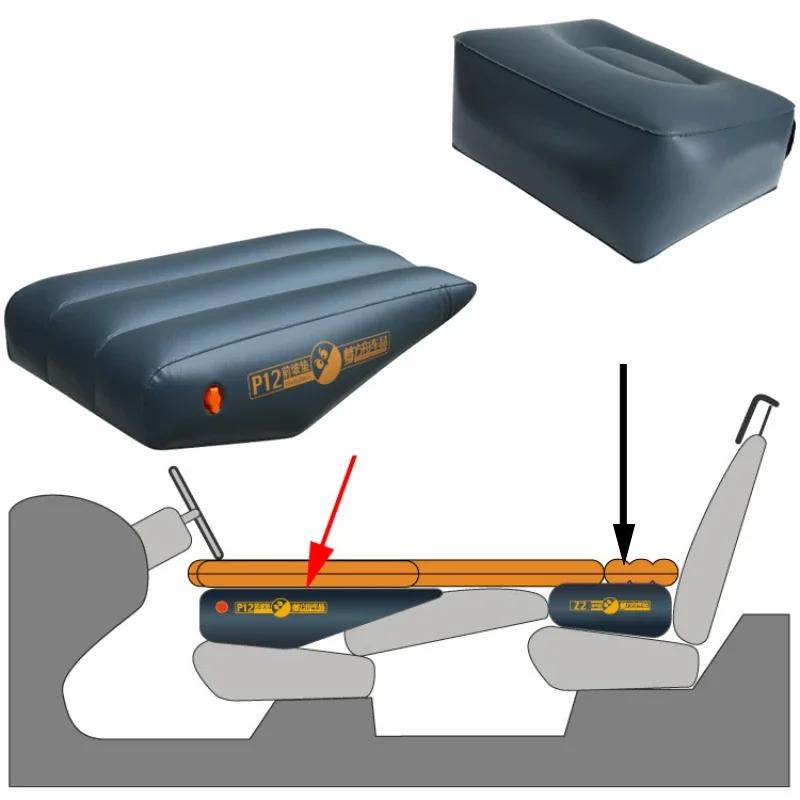 Cuscino Inclinato Anteriore per Auto Sgabello Gonfiabile Letto da Viaggio Riempimento Spazio Sedile Materasso ad Aria Viaggio in Auto Autonoma Accessori Universali