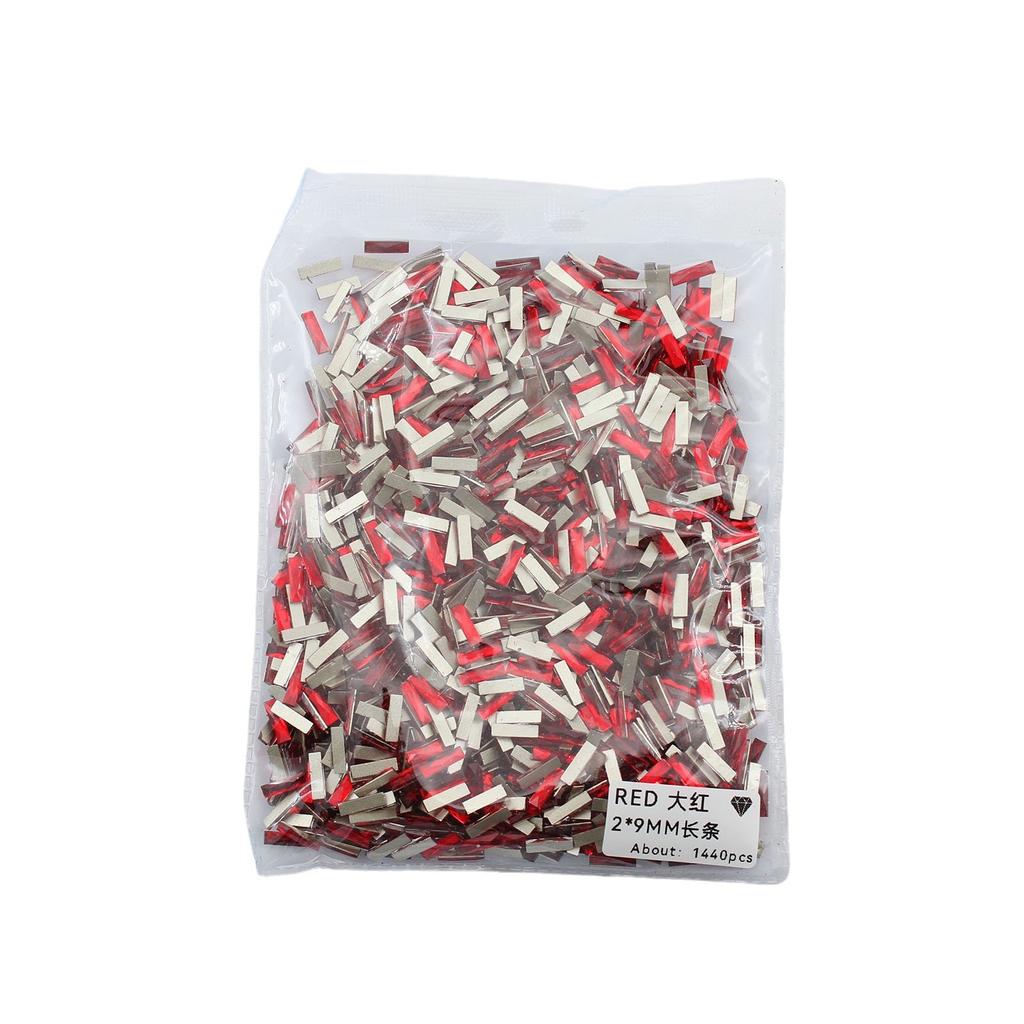 Pachet întreg de Crăciun de Anul Nou, mic, mare, roșu, fund plat, formă specială, diamant, artă pentru unghii, ornament pentru unghii, diamant roșu în formă specială