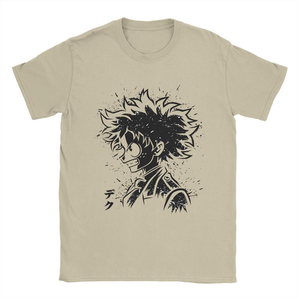 My Hero Academia Sketch Hero T Shirt  100% Cotton Clothing Vintage Short Sleeve Round Collar Tee Shirt Graphic Printed T-Shirt