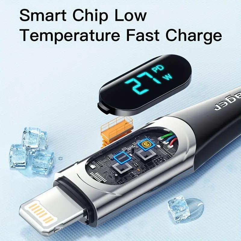 Essager 27W USB Type C Cable Durable High-Quality Data Cable for IPhone 11/12/13/14 Pro Max