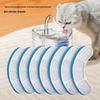 Cat & Dog Water Fountain Filter - Blue/White Cotton Transparent Dispenser