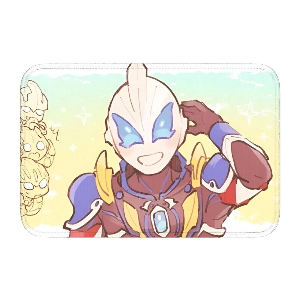 Ultramanes Anime Doormat Anti-Slip Bath Kitchen Welcome Mat Living Room Door Floor Entrance Carpet Rug Footpad