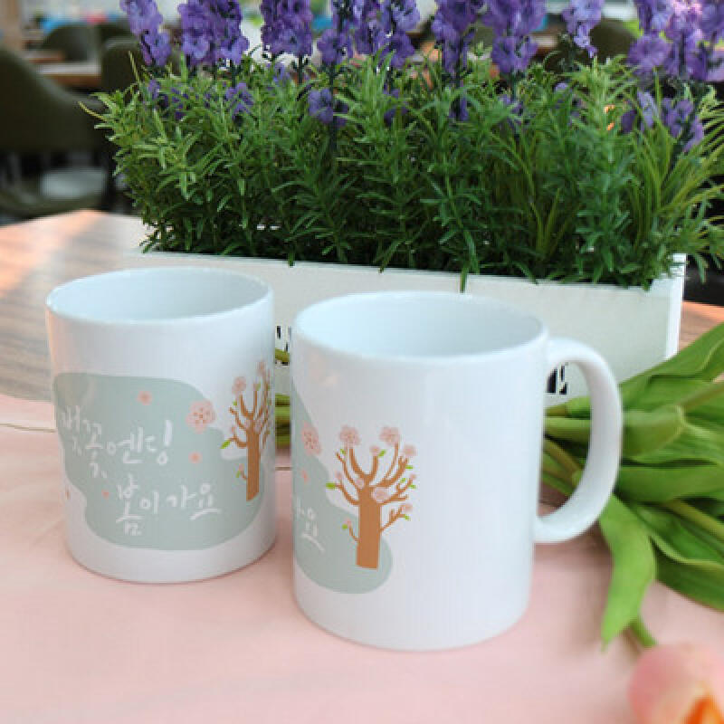 cg998-Design Mug 2p-Cherry Blossom Ending Spring is Coming