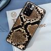 Snake Skin Case For Xiaomi Redmi Note 14 13 11 9 10 12 Pro 9S 10S 11S 12S Redmi 10C 12C 13C 14C Cover