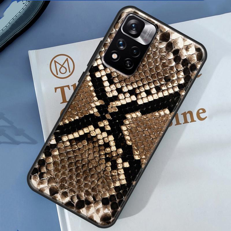 

Snake Skin Case For Xiaomi Redmi Note 14 13 11 9 10 12 Pro 9S 10S 11S 12S Redmi 10C 12C 13C 14C Cover Redmi 13C