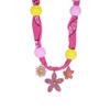 Vintage Cloth Wrap Scarf Necklace Stainless Steel Charm Pendant  Beach Jewelry