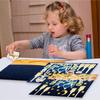 Eid Mubarak DIY Stickers 12Sheets Ramadan Moon Castle Elements Wall Decals Kids Puzzle Game Toys Islam Muslim Party Supplies