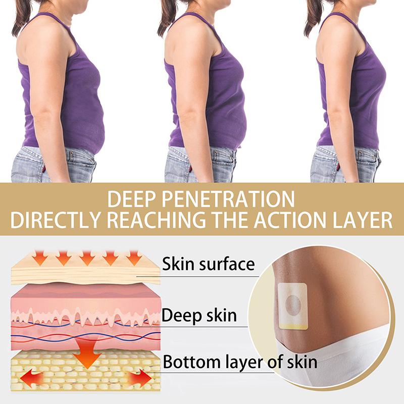 30Pcs Slimming Patches Weight Loss Body Slim Burn Fat Detox Navel Sticker